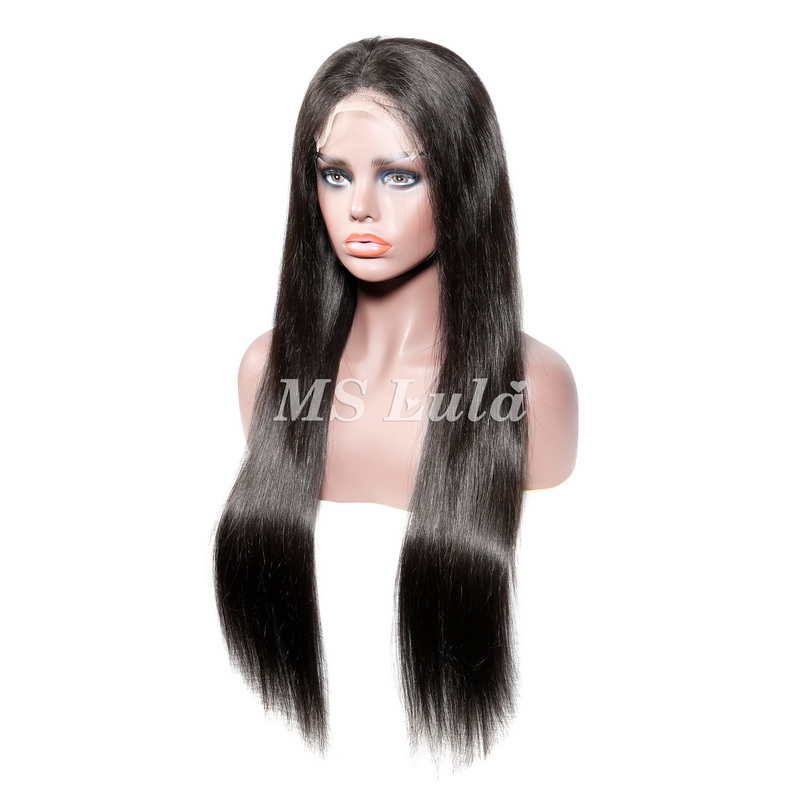 Straight 4x4 5x5 6x6 7x7 Transparent Closure Wig - 图片 6